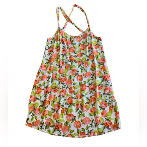 BCBG Paris Peach in Paradise All Occasion Rayon Cover-Up Dress Size Small - Picture 4 of 11